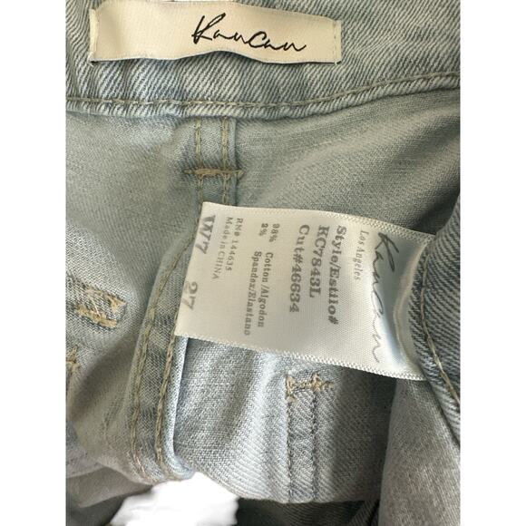 Kancan Women's 7/27 Felicity High Rise Slim Straight Leg Cargo Jeans - Picture 11 of 11